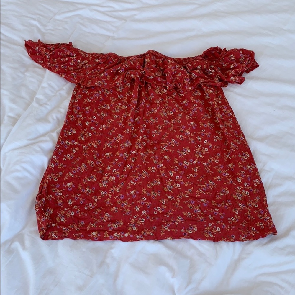 urban outfitters off the shoulder mini dress